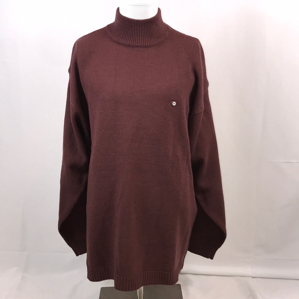 South Pole long sleeve knit maroon turtle neck XL